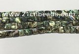 CSB4144 15.5 inches 10*10mm square abalone shell beads wholesale