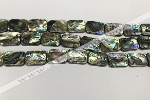 CSB4155 15.5 inches 13*18mm rectangle abalone shell beads wholesale