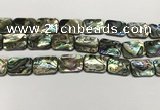 CSB4156 15.5 inches 15*20mm rectangle abalone shell beads wholesale