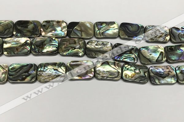 CSB4156 15.5 inches 15*20mm rectangle abalone shell beads wholesale