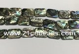 CSB4157 15.5 inches 18*25mm rectangle abalone shell beads wholesale