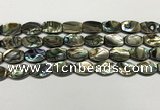 CSB4160 15.5 inches 10*14mm flat drum abalone shell beads wholesale