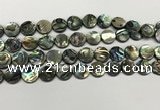 CSB4170 15.5 inches 12*12mm coin abalone shell beads wholesale