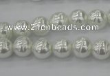 CSB600 15.5 inches 10mm whorl round shell pearl beads