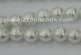 CSB600 15.5 inches 10mm whorl round shell pearl beads