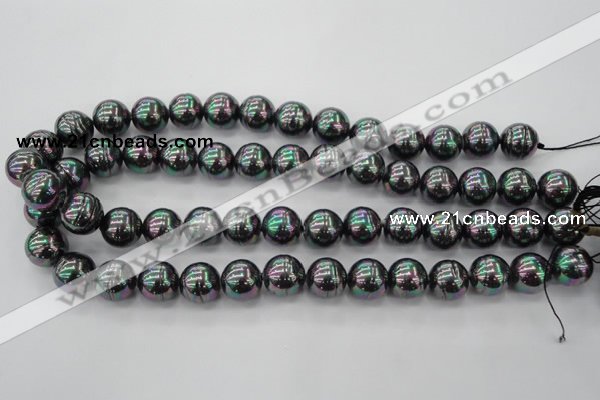 CSB626 15.5 inches 14mm whorl round shell pearl beads