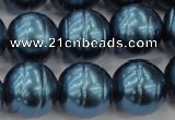 CSB648 15.5 inches 18mm whorl round shell pearl beads