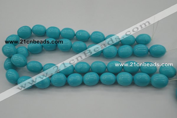 CSB677 15.5 inches 16*19mm oval shell pearl beads