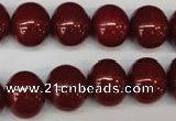 CSB811 15.5 inches 13*15mm oval shell pearl beads wholesale