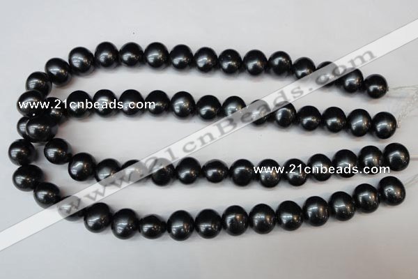 CSB818 15.5 inches 13*15mm oval shell pearl beads wholesale