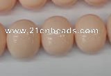 CSB834 15.5 inches 16*19mm oval shell pearl beads wholesale