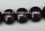 CSB839 15.5 inches 16*19mm oval shell pearl beads wholesale