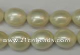 CSB880 15.5 inches 13*15mm nuggets shell pearl beads wholesale