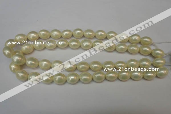 CSB880 15.5 inches 13*15mm nuggets shell pearl beads wholesale