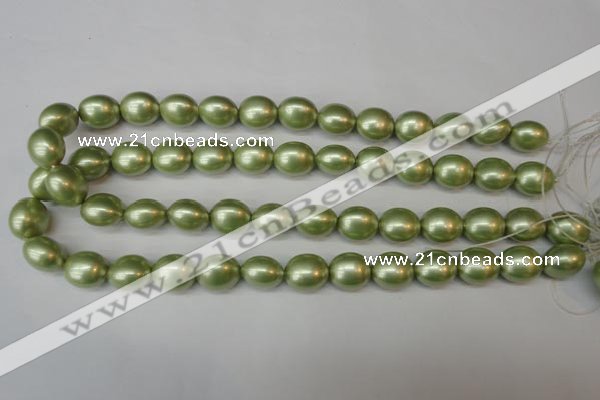 CSB881 15.5 inches 13*15mm nuggets shell pearl beads wholesale