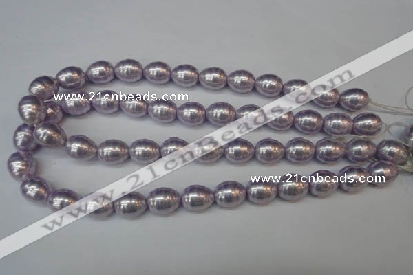 CSB888 15.5 inches 13*16mm whorl teardrop shell pearl beads wholesale