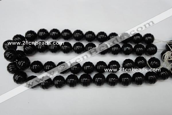 CSB897 15.5 inches 16mm whorl round shell pearl beads wholesale