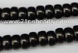 CSB903 15.5 inches 6*12mm rondelle shell pearl beads wholesale