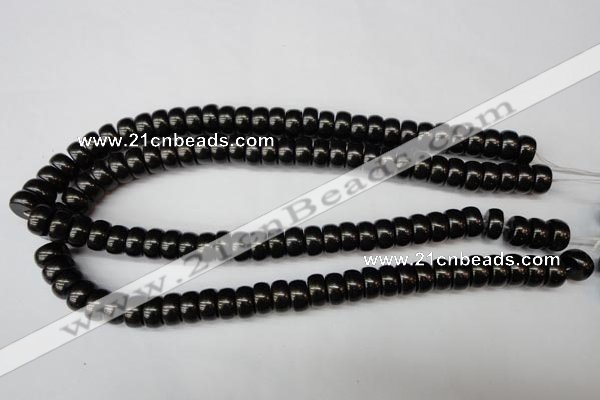 CSB903 15.5 inches 6*12mm rondelle shell pearl beads wholesale