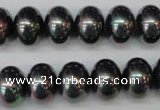 CSB909 15.5 inches 10*14mm rondelle shell pearl beads wholesale