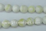 CSB953 15.5 inches 10mm round shell pearl beads wholesale
