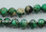 CSE220 15.5 inches 8mm round dyed natural sea sediment jasper beads