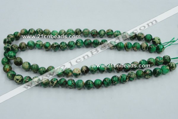 CSE220 15.5 inches 8mm round dyed natural sea sediment jasper beads