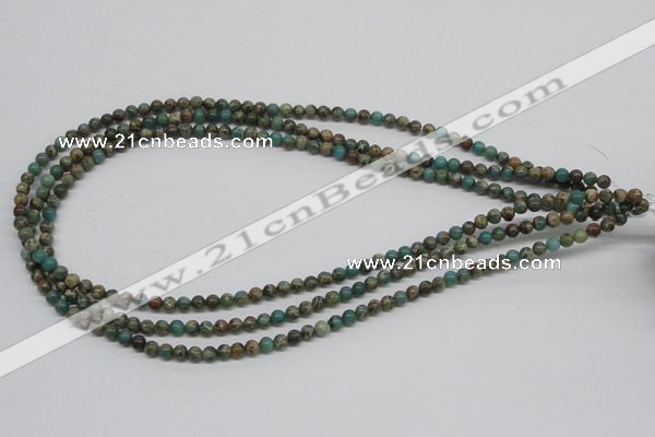 CSE5001 15.5 inches 4mm round natural sea sediment jasper beads