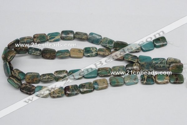 CSE5015 15.5 inches 12*16mm rectangle natural sea sediment jasper beads