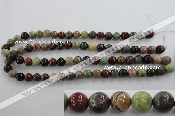 CSE5303 15.5 inches 10mm round sea sediment jasper beads wholesale