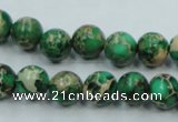 CSE58 15.5 inches 10mm round dyed natural sea sediment jasper beads