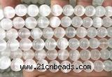 CSE613 15 inches 10mm round selenite gemstone beads