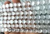 CSE651 15 inches 8mm round selenite beads wholesale