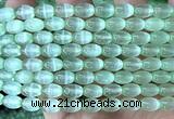 CSE674 15 inches 6*9mm rice selenite beads wholesale