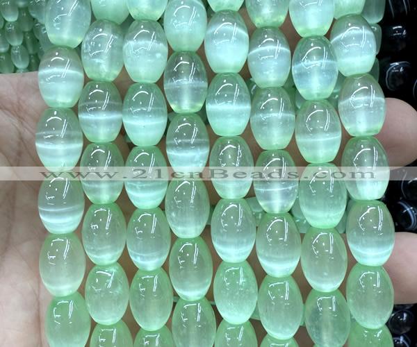 CSE676 15 inches 10*14mm rice selenite beads wholesale