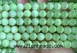 CSE682 15 inches 10mm round selenite beads wholesale