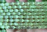 CSE684 15 inches 6*9mm rice selenite beads wholesale