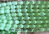 CSE688 15 inches 8*12mm drum selenite beads wholesale