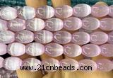 CSE696 15 inches 10*14mm rice selenite beads wholesale