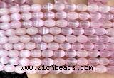 CSE704 15 inches 6*9mm rice selenite beads wholesale