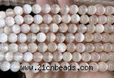 CSE720 15 inches 6mm round selenite beads wholesale