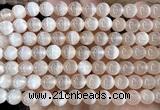 CSE721 15 inches 8mm round selenite beads wholesale