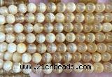 CSE732 15 inches 10mm round selenite beads wholesale