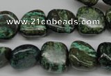 CSG34 15.5 inches 14*14mm freeform long spar gemstone beads