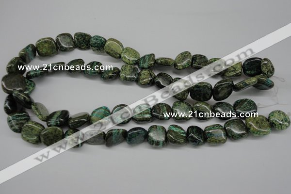 CSG34 15.5 inches 14*14mm freeform long spar gemstone beads