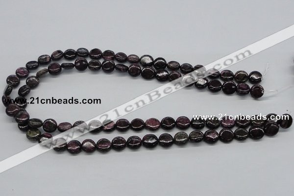 CSG55 15.5 inches 10mm flat round long spar gemstone beads wholesale