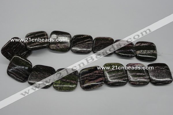 CSG80 15.5 inches 30*30mm square long spar gemstone beads wholesale