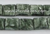 CSH11 15.5 inches 14*14mm square natural seraphinite beads