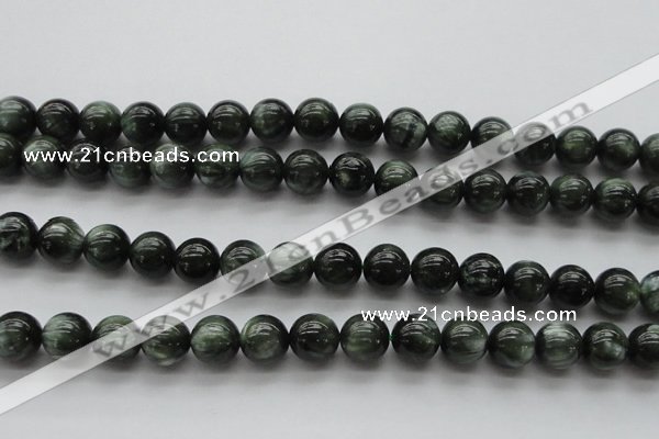 CSH202 15.5 inches 8mm round AA grade natural seraphinite beads