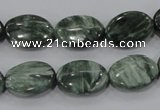 CSH50 15.5 inches 15*20mm oval natural seraphinite gemstone beads